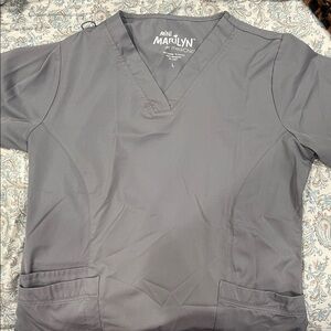 Mini Marilyn Gray Scrub Set